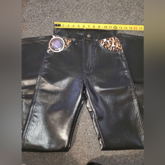 Vintage Leather and Cheetah Wranglers - Picture 1 of 2